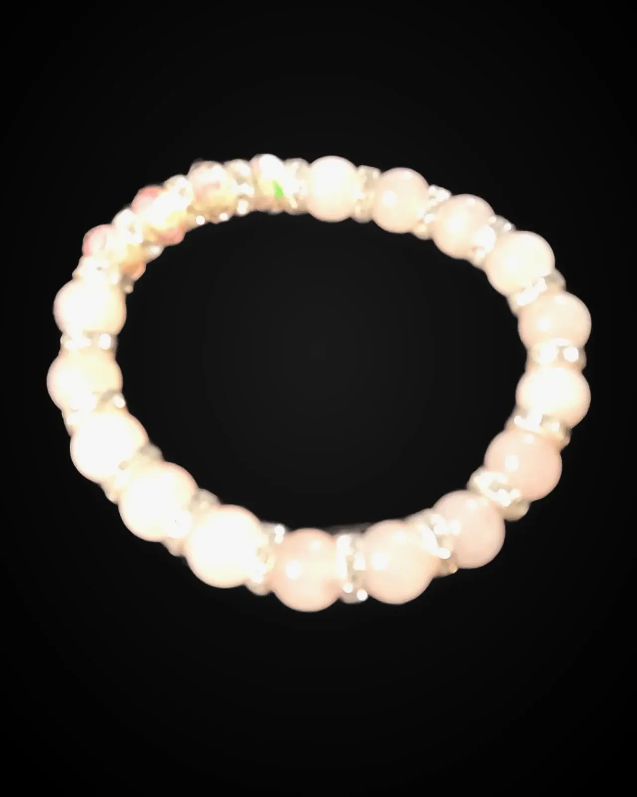 A handcrafted Mermaid Bracelet made one bead at a time